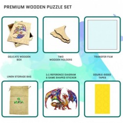 Wooden Jigsaw Puzzles Unique Animal Shape Set with Wall Mounting Kits for Decoration 12.7 x17.3 in 320 pcs Best Gift for Chil...