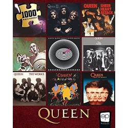 Queen Forever 1000 Piece Jigsaw Puzzle | Collectible Puzzle Featuring Queen Discography & Album Covers | Officially Licensed ...