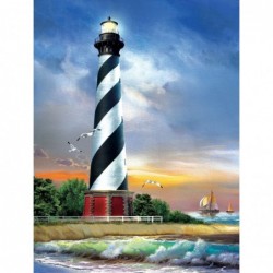 Cape Hatteras Lighthouse 500 pc Jigsaw Puzzle by SunsOut $30.42 Jigsaw Puzzles