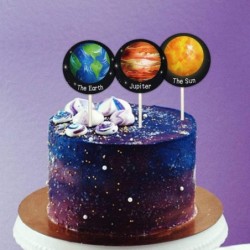 Solar System Stickers Realistic Planet Outer Space 200Pcs Per Roll $16.66 Kids' Stickers