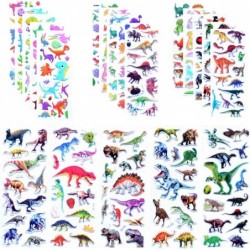 Kids Dinosaur Stickers 3D Puffy Dinosaur Stickers for Kids&Toddlers Bulk Kids Dino Stickers for Boys Girls Scrapbooking Teach...