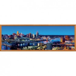 1000 Piece Jigsaw Puzzle for Adults Family Or Kids - Cincinnati Panoramic - 13"x39 $34.21 Jigsaw Puzzles