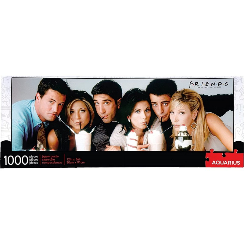 Friends Puzzle (Slim 1000 Piece Jigsaw Puzzle) - Glare Free - Precision Fit - Officially Licensed Merchandise & Collectibles ...