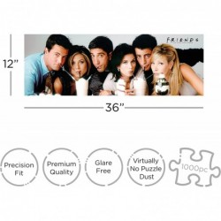 Friends Puzzle (Slim 1000 Piece Jigsaw Puzzle) - Glare Free - Precision Fit - Officially Licensed Merchandise & Collectibles ...