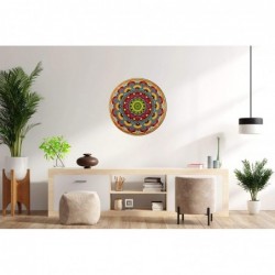 Jigsaw Puzzle 1000 Pieces for Adults. Colorful Round Mandala $21.05 Jigsaw Puzzles