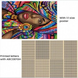 Adult Children's Wooden Puzzle 1000 Pieces African American Woman Art Drawing Pattern Game Fun Toys Gifts Suitable for Family...