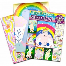 Make a Face Sticker Books Set for Girls Kids Toddlers -- 3 Deluxe Face Sticker Books Featuring Diva Fashion Princess and Pet ...