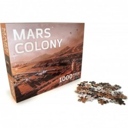 Mars Colony Jigsaw Puzzle 1000 Pieces - Difficult Jigsaw Puzzles 1000 Pieces - Challenge Yourself with 1000 Piece Puzzles for...