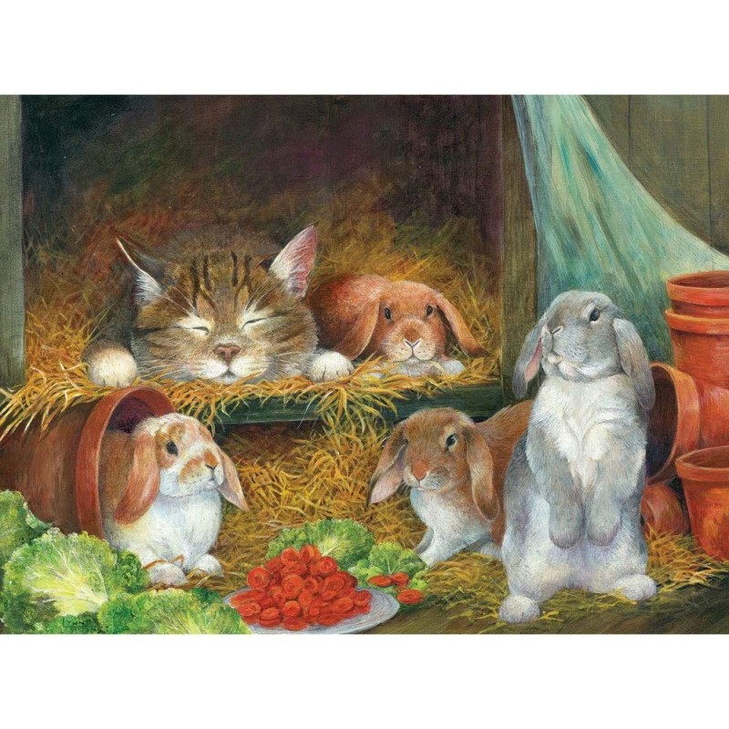 - Bunnies 500 Piece Jigsaw Puzzles for Adults - Each Puzzle Measures 18" X 24" - 500 pc Jigsaws by Artist Lynne Jones $25.83 ...