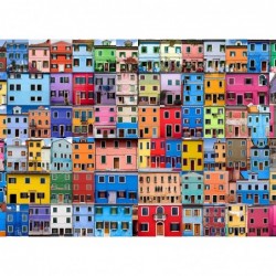 | Colorful Houses Picture Puzzle 1000 Piece Family Jigsaw Puzzle - Beautiful Colorful Architecture Puzzles $17.16 Jigsaw Puzzles