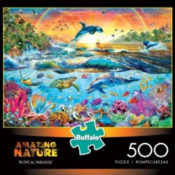 - Amazing Nature Collection - Tropical Paradise - 500 Piece Jigsaw Puzzle Multicolor 21.25"L X 15"W $26.44 Jigsaw Puzzles