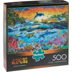 - Amazing Nature Collection - Tropical Paradise - 500 Piece Jigsaw Puzzle Multicolor 21.25"L X 15"W $26.44 Jigsaw Puzzles