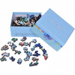 Wooden Jigsaw Puzzles-Happy Christmas Fun Day 172 Truly Unique Pieces Small Size Square Shape-Best Choice for Adults and 9 Ye...