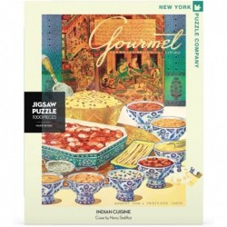 Gourmet Indian Cuisine - 1000 Piece Jigsaw Puzzle $43.53 Jigsaw Puzzles