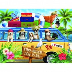 Fido Beach 300 pc Jigsaw Puzzle $31.12 Jigsaw Puzzles