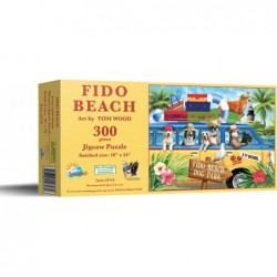 Fido Beach 300 pc Jigsaw Puzzle $31.12 Jigsaw Puzzles