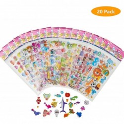 Stickers for Kids 500+ Puffy Stickers 3D Kids Stickers for Scrapbooking Bullet Journal Including Animal Numbers Fruits Fish D...