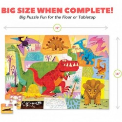 Dinosaur - 72-piece Junior Jigsaw Puzzle - for Kids Ages 5 Years and Up - Heavy-Duty Box for Storage - Finished Puzzle is 14”...