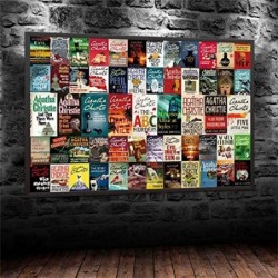 Murder Mystery Puzzle Agatha Christie Books Novels Puzzle 1000 Piece Agatha Christie Movies Puzzle as Horror Fan Gifts $46.85...