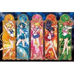 1000 Piece Sailor Moon Crystal Pretty Guardian (50x75cm) $55.54 Jigsaw Puzzles