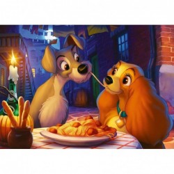 Ravensburger Disney Lady and The Tramp 1000 Piece Jigsaw Puzzle for Adults - 13972 - Every Piece is Unique Softclick Technolo...