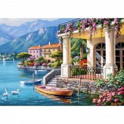 Puzzle - Villa On The Bay 3000 Piece Jigsaw Puzzle 4915 $53.60 Jigsaw Puzzles