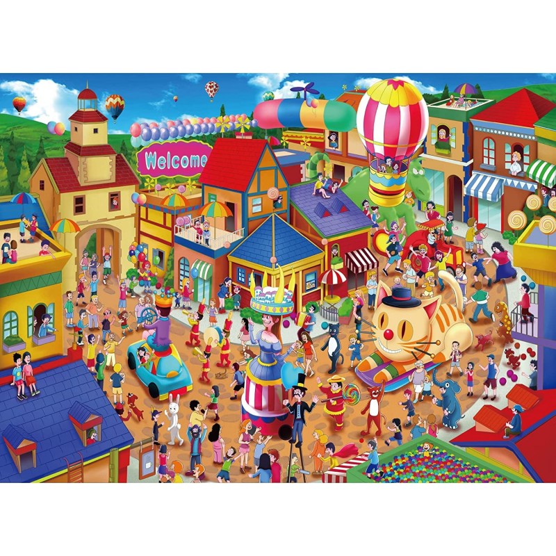 500 Piece Puzzles for Adults Jigsaw Puzzles 500 Pieces Puzzles for Kids and Adults (Carnival) $18.52 Jigsaw Puzzles