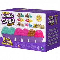 Scents Ice Cream Cone Container 6-Pack with 24oz of All-Natural Scented Play Sand (Amazon Exclusive) Sensory Toys for Ages 3 ...