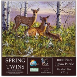 Spring Twins 500 pc Jigsaw Puzzle $17.09 Jigsaw Puzzles