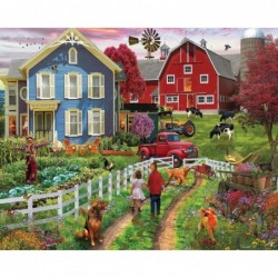 Puzzles Country Farm Life 1000 Piece Jigsaw Puzzle $36.25 Jigsaw Puzzles