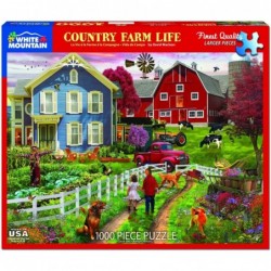 Puzzles Country Farm Life 1000 Piece Jigsaw Puzzle $36.25 Jigsaw Puzzles