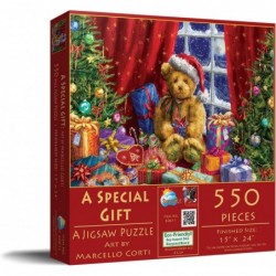 A Special Christmas Teddy Bear Gift 550 pc Jigsaw Puzzle - - 60611 $35.09 Jigsaw Puzzles