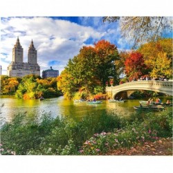 Jigsaw Puzzles for Adults 500 Piece | Central Park Bow Bridge Puzzles | Puzzles for Kids & Teens Fun Educational Games for Fa...