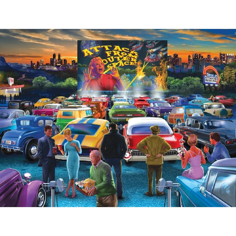 Drive in 500 pc Jigsaw Puzzle - - 31942 $32.96 Jigsaw Puzzles