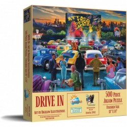 Drive in 500 pc Jigsaw Puzzle - - 31942 $32.96 Jigsaw Puzzles