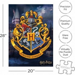 Harry Potter Puzzle Hogwarts Logo (1000 Piece Jigsaw Puzzle) - Officially Licensed Harry Potter Merchandise & Collectibles - ...