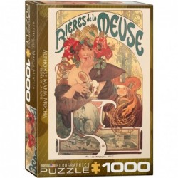 Bieres de la Meuse by Alfons Mucha 1000 Piece Puzzle (6000-3455) $34.18 Jigsaw Puzzles