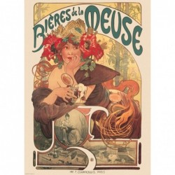 Bieres de la Meuse by Alfons Mucha 1000 Piece Puzzle (6000-3455) $34.18 Jigsaw Puzzles