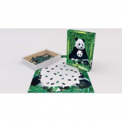 Panda and Baby 1000 Piece Puzzle Multicolor 6000-0173 $37.98 Jigsaw Puzzles