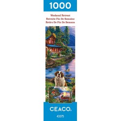 Weekend Retreat Collection - Lakeside Cabin - 1000 Piece Jigsaw Puzzle $24.43 Jigsaw Puzzles