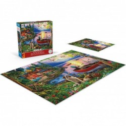 Weekend Retreat Collection - Lakeside Cabin - 1000 Piece Jigsaw Puzzle $24.43 Jigsaw Puzzles