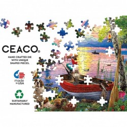 Weekend Retreat Collection - Lakeside Cabin - 1000 Piece Jigsaw Puzzle $24.43 Jigsaw Puzzles