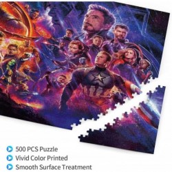 Marvel Puzzle 500 Piece Wooden Jigsaw PuzzleMarvel -Impossible Puzzle- Family Game Reduced Pressure Toy Gift for Adults Kids ...