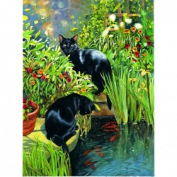 Riley and Diana 1000pc Jigsaw Puzzle by Chrissie Snelling $33.70 Jigsaw Puzzles