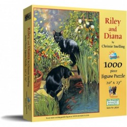 Riley and Diana 1000pc Jigsaw Puzzle by Chrissie Snelling $33.70 Jigsaw Puzzles