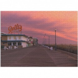 Rehoboth Beach Delaware Dolle's and Sunset (1000 Piece Puzzle Size 19x27 Challenging Jigsaw Puzzle for Adults and Family Made...