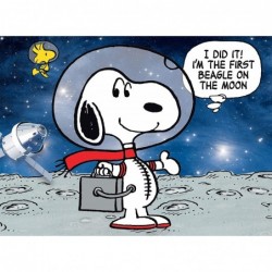 Peanuts Space - Moon Beagle - 100 Piece Jigsaw Puzzle $17.48 Jigsaw Puzzles