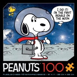 Peanuts Space - Moon Beagle - 100 Piece Jigsaw Puzzle $17.48 Jigsaw Puzzles