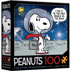 Peanuts Space - Moon Beagle - 100 Piece Jigsaw Puzzle $17.48 Jigsaw Puzzles