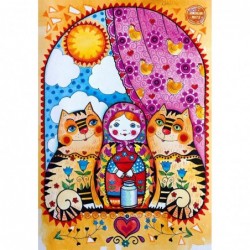 Puzzle - Matryoshka 500 Pieces Jigsaw Puzzle 3606 Brown/A (ANA3606) $23.41 Jigsaw Puzzles